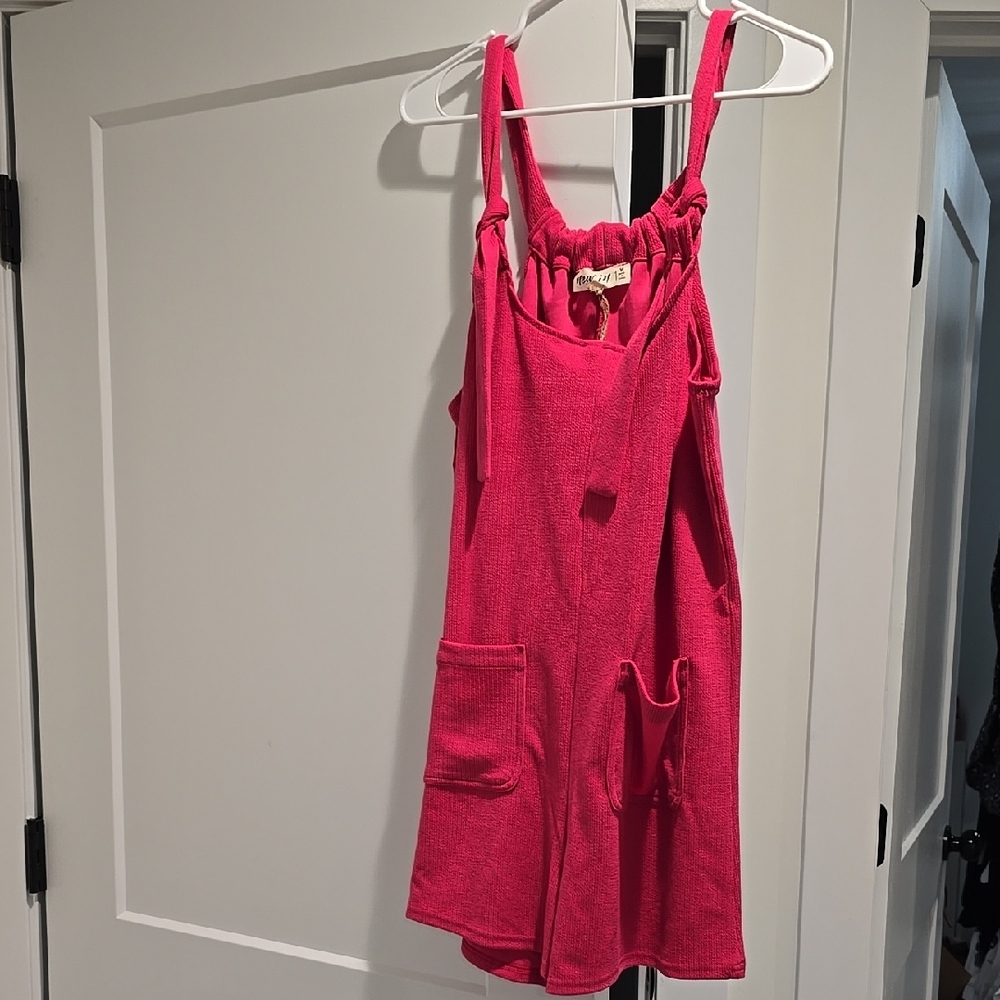 Hot Pink Romper